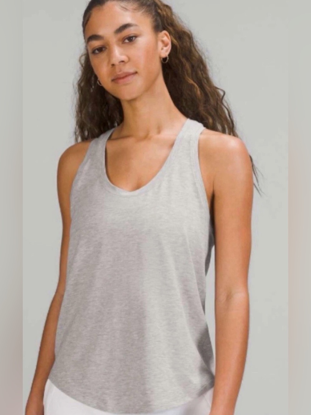 Lululemon Love Tank Top in Heathered Gray Size 14